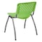 Flash Furniture HERCULES Series 880 lb. Capacity Green Plastic Stack Chair with Titanium Gray Powder Coated Frame RUT-F01A-GN-GG - alternate 9